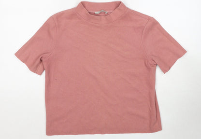 Womens UK Size M Zara Pink Pullover Jumper