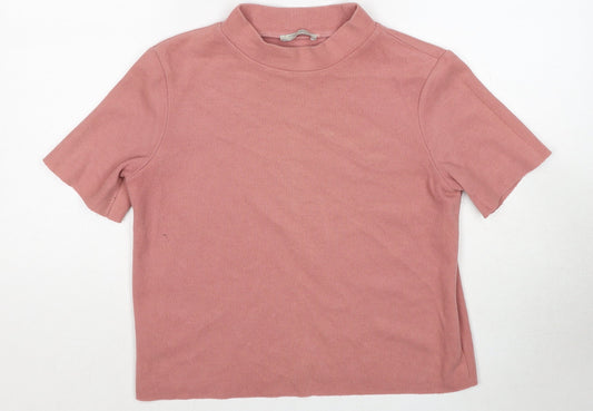 Womens UK Size M Zara Pink Pullover Jumper