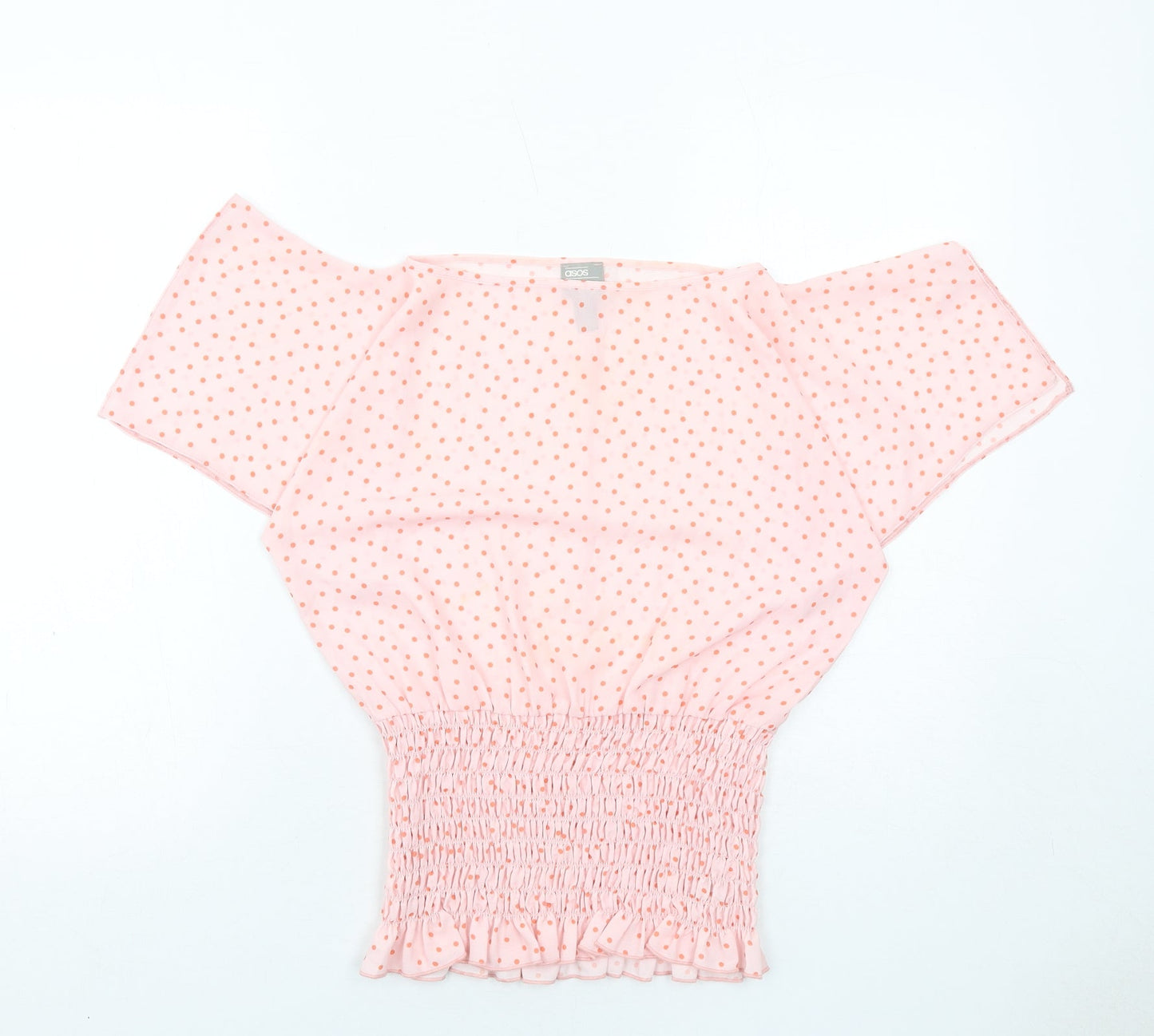 Womens UK Size 6 ASOS Pink Basic Blouse