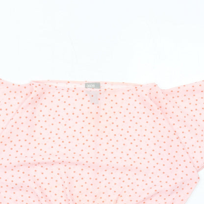 Womens UK Size 6 ASOS Pink Basic Blouse