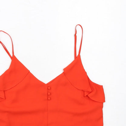 Womens UK Size 12 Dorothy Perkins Red Camisole Tank