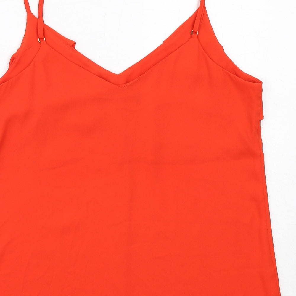 Womens UK Size 12 Dorothy Perkins Red Camisole Tank
