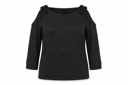 Womens UK Size 14 Avon Black Basic Blouse