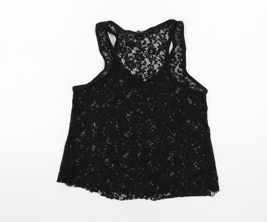Womens UK Size 10 Select Black Basic Tank