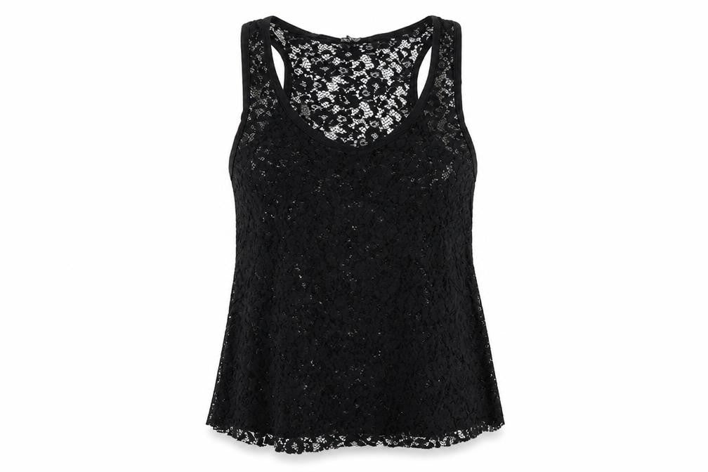 Womens UK Size 10 Select Black Basic Tank