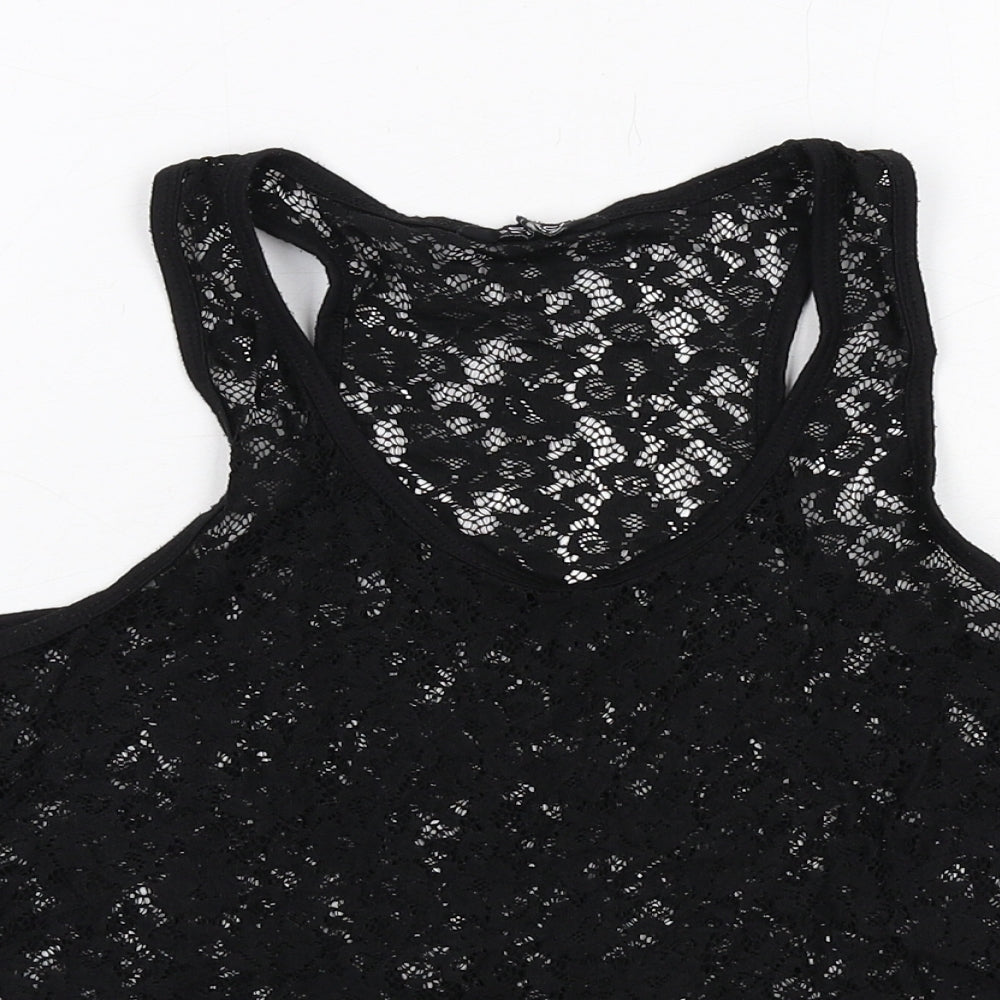 Womens UK Size 10 Select Black Basic Tank
