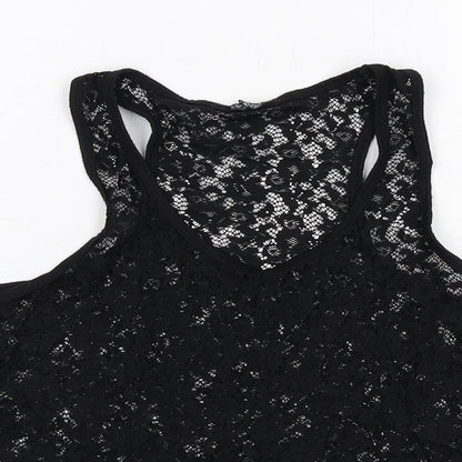 Womens UK Size 10 Select Black Basic Tank