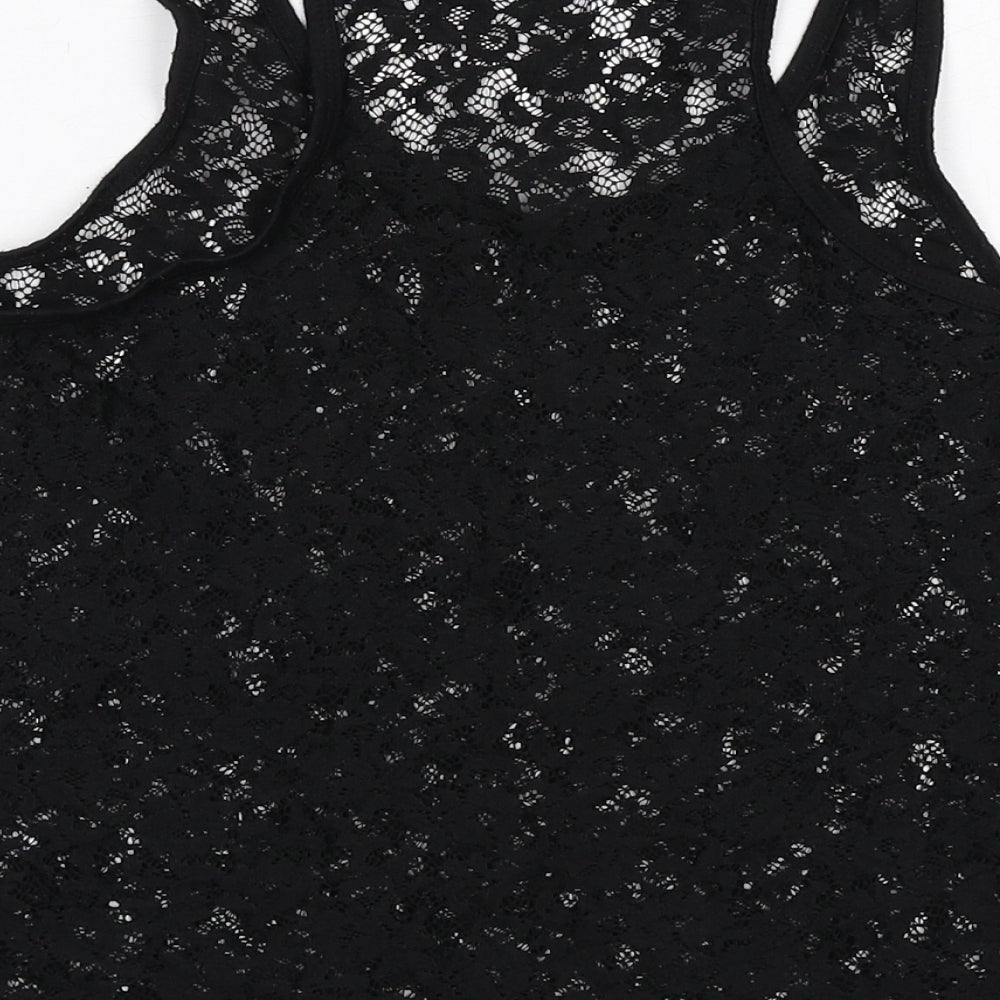 Womens UK Size 10 Select Black Basic Tank