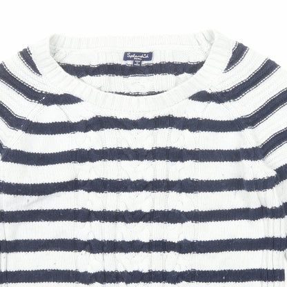 Womens UK Size S Splendid Blue Pullover Jumper