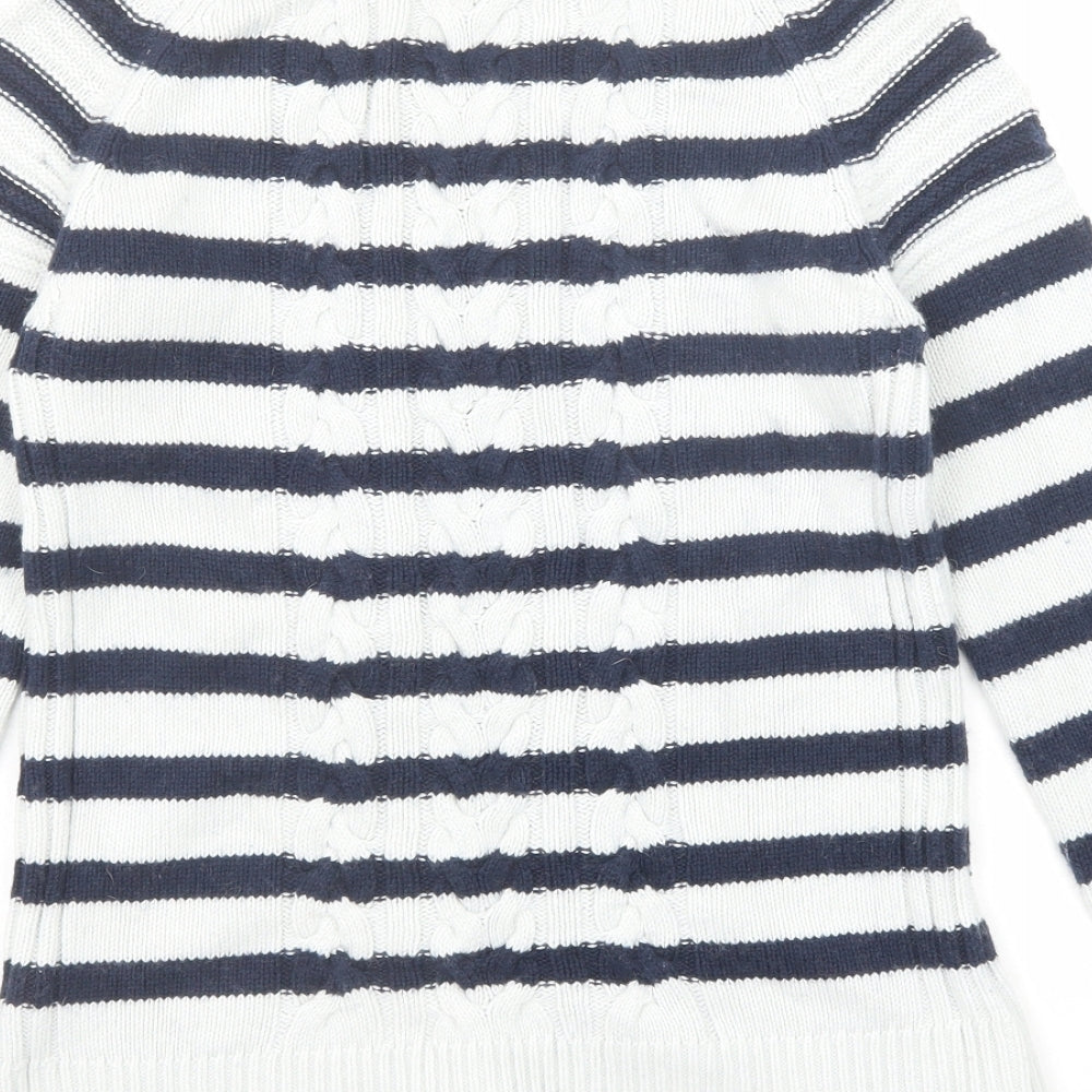Womens UK Size S Splendid Blue Pullover Jumper