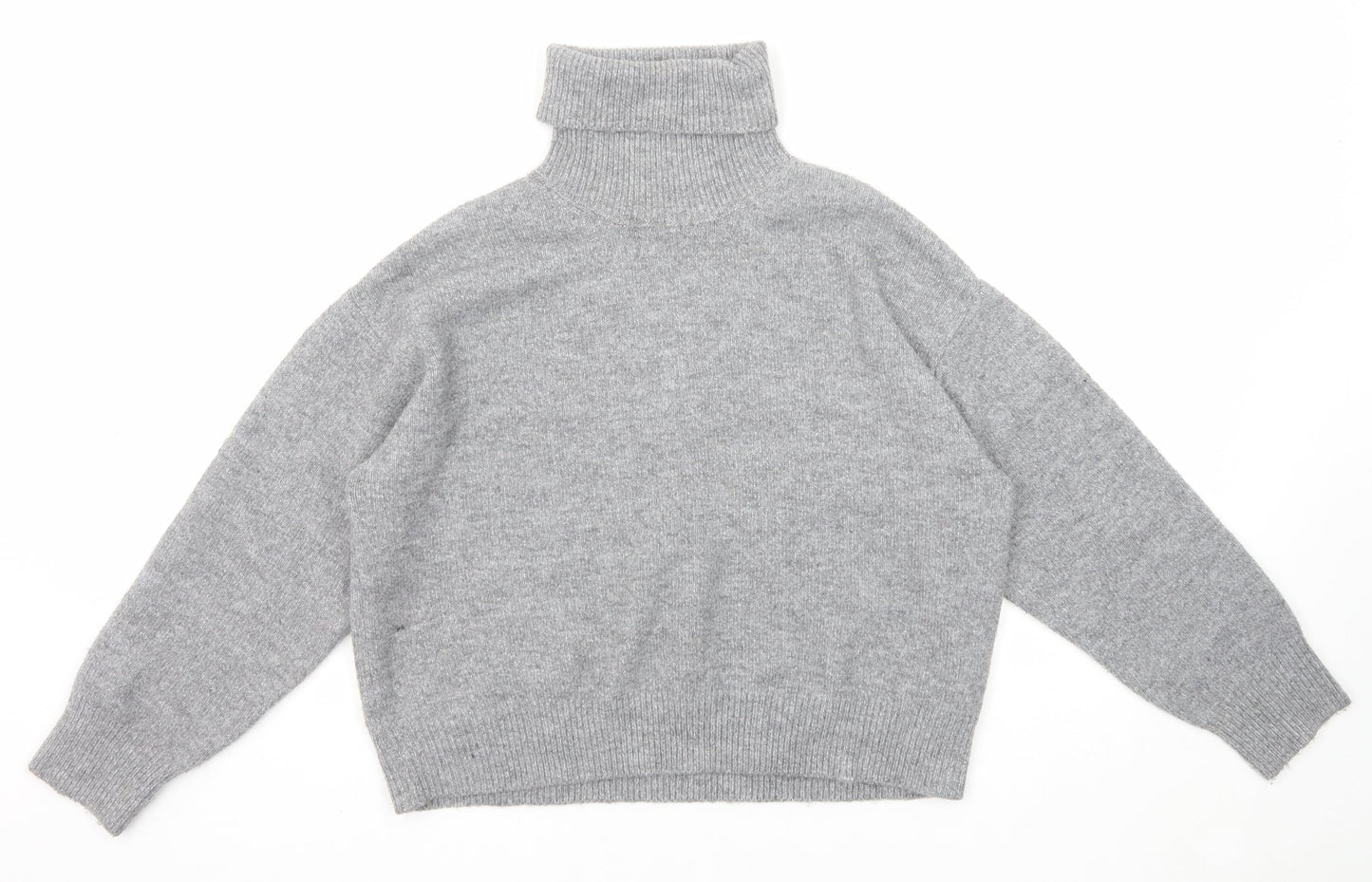 Womens UK Size M New Look Grey Pullover Jumper