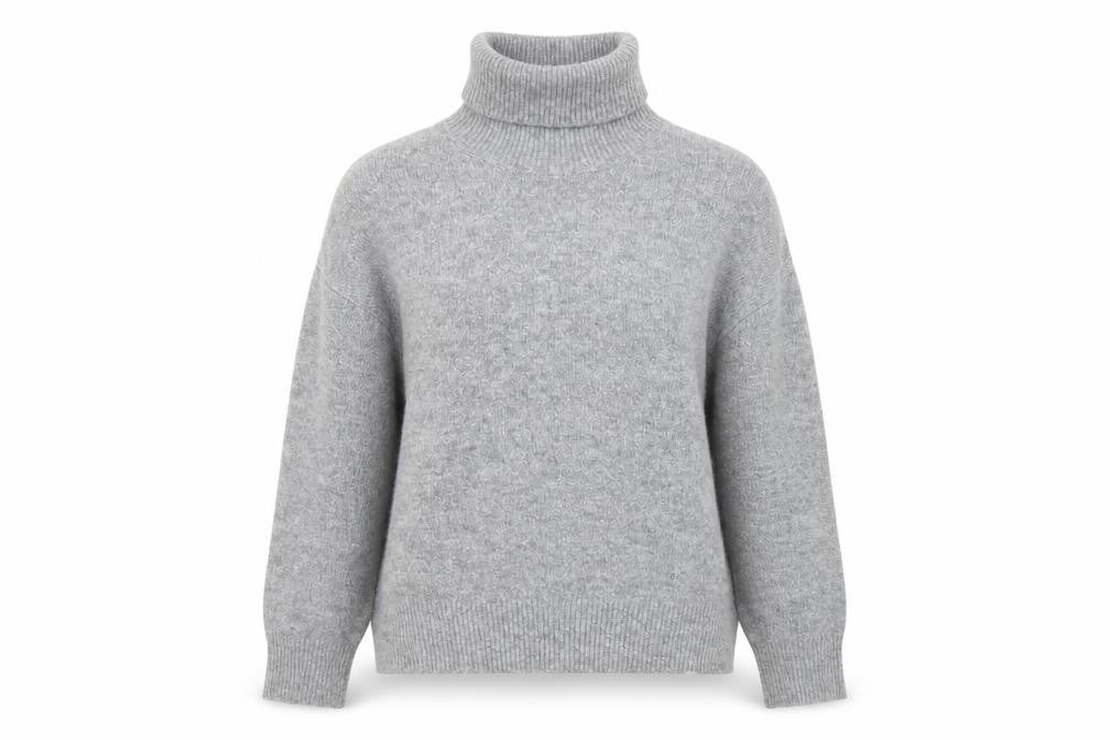 Womens UK Size M New Look Grey Pullover Jumper