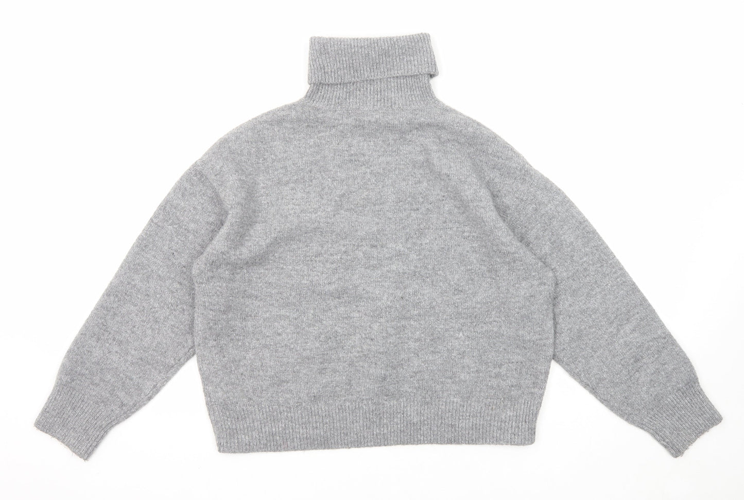Womens UK Size M New Look Grey Pullover Jumper