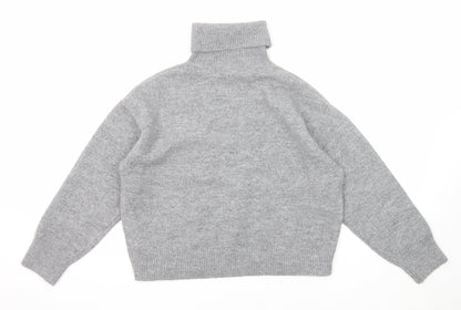 Womens UK Size M New Look Grey Pullover Jumper