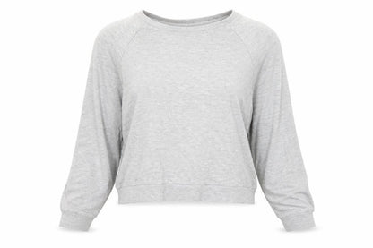 Womens UK Size 6 Topshop Grey Basic T-Shirt