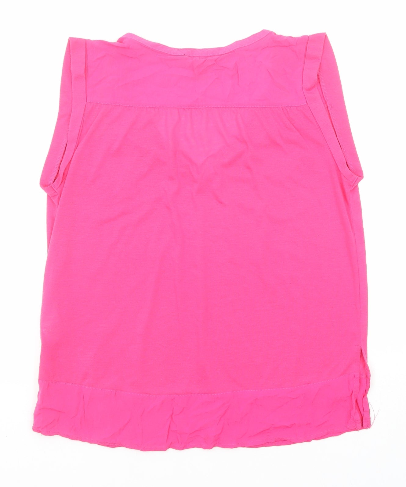 Womens UK Size S H&M Pink Basic Blouse