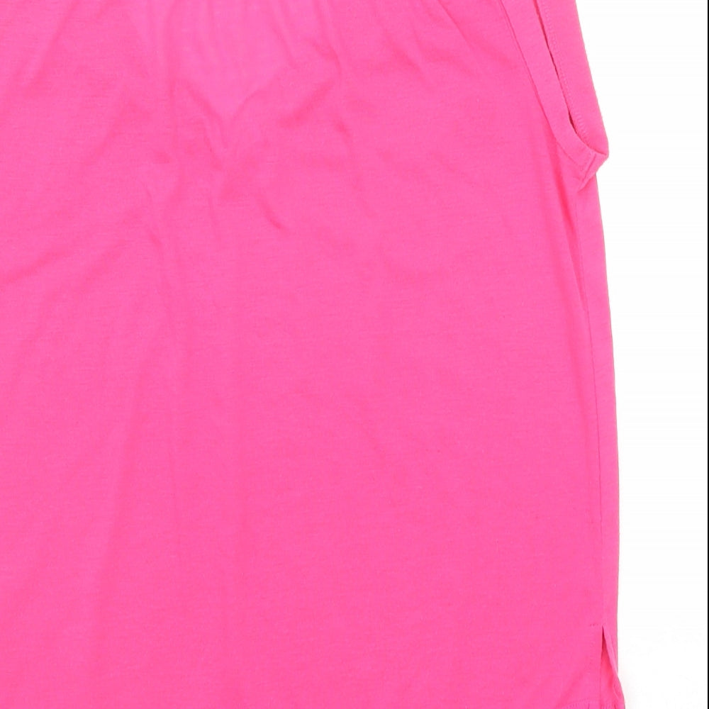 Womens UK Size S H&M Pink Basic Blouse