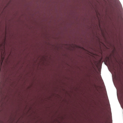 Womens UK Size XS H&M Purple Basic Blouse