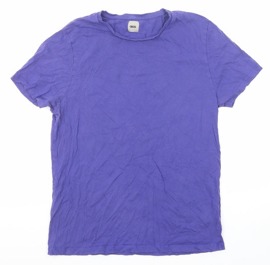 Womens UK Size L ASOS Blue Basic T-Shirt