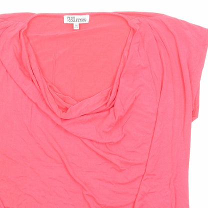 Womens UK Size 16 Debenhams Pink Basic T-Shirt