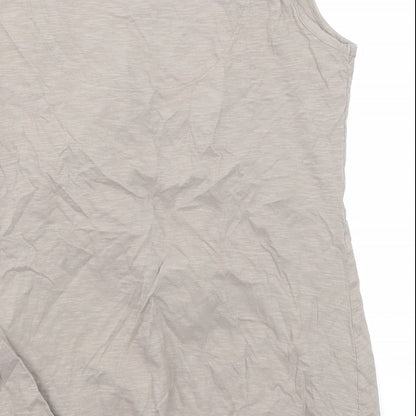 Womens UK Size 14 Monsoon Beige Basic Tank