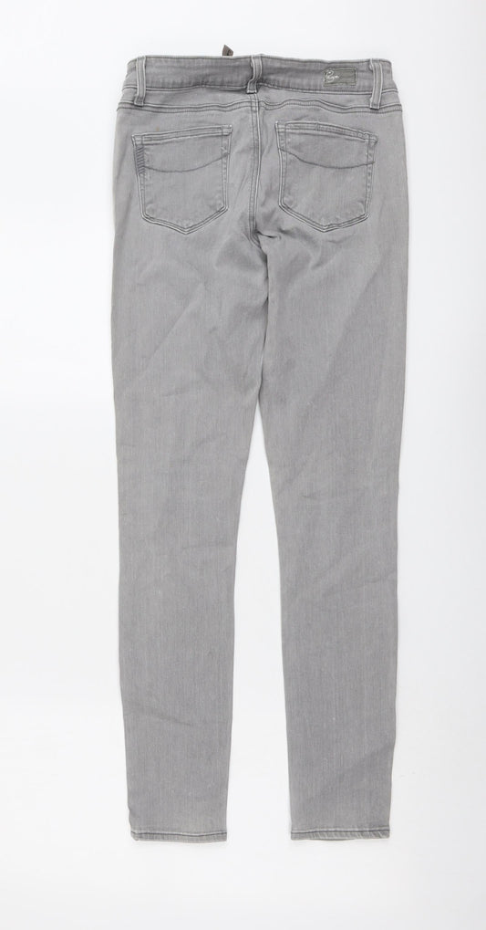 Womens UK Size 27 in Paige Regular Fit Skinny Grey Jeans