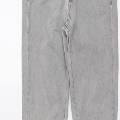 Womens UK Size 27 in Paige Regular Fit Skinny Grey Jeans