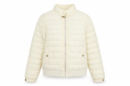 Womens UK Size S CI SONO Ivory Quilted Coat
