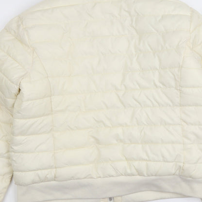 Womens UK Size S CI SONO Ivory Quilted Coat