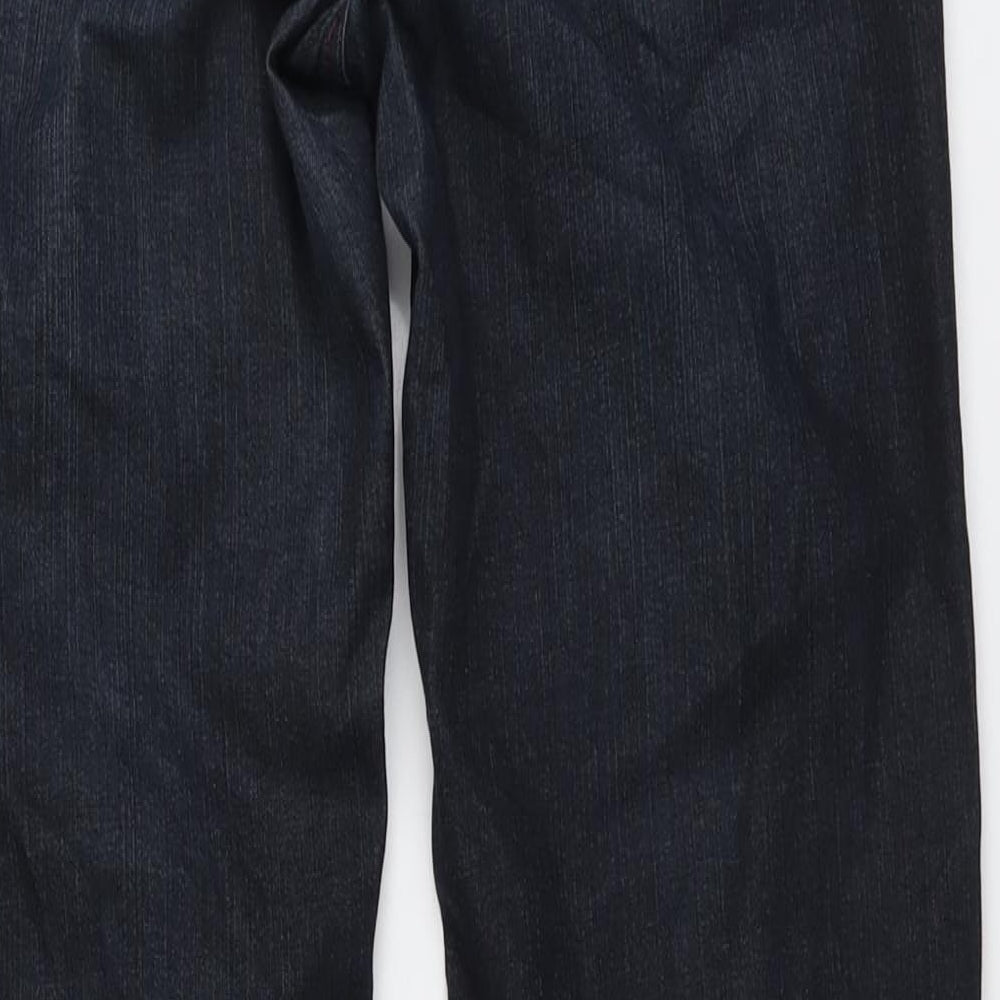 Gentelman Farmer Mens Blue Cotton Straight Jeans Size 30 in L31 in Regular Button