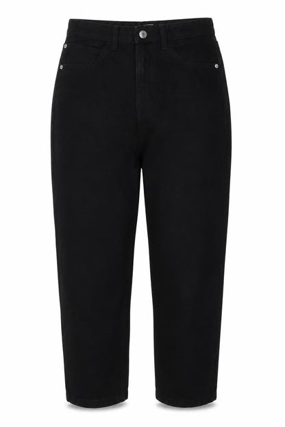 Womens UK Size 10 Dont Think Twice Regular Fit Mom Black Jeans