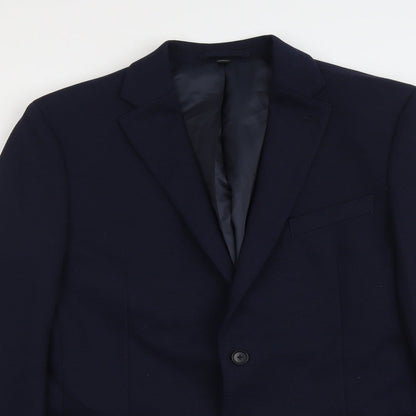 Mens UK Size 42 Marks and Spencer Regular Blue Suit Jacket