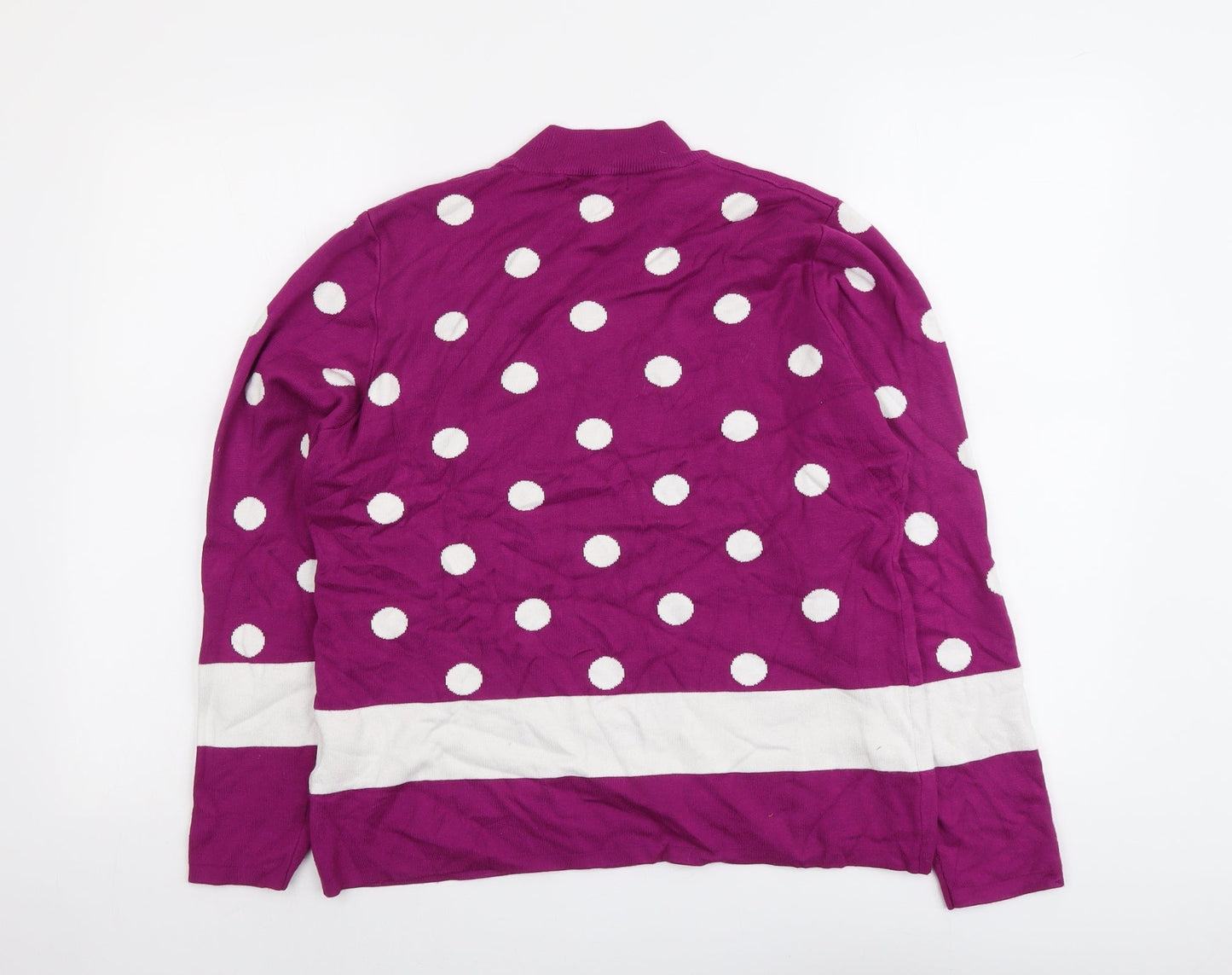 Womens UK Size L Paramour Purple Pullover Jumper