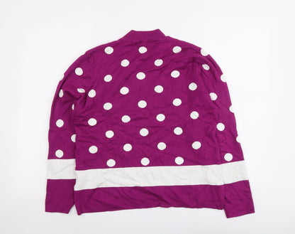 Womens UK Size L Paramour Purple Pullover Jumper