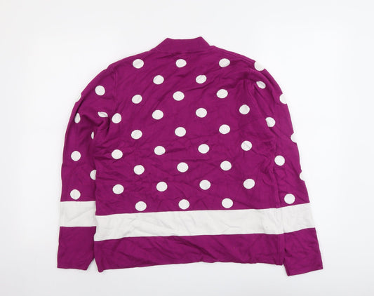 Womens UK Size L Paramour Purple Pullover Jumper
