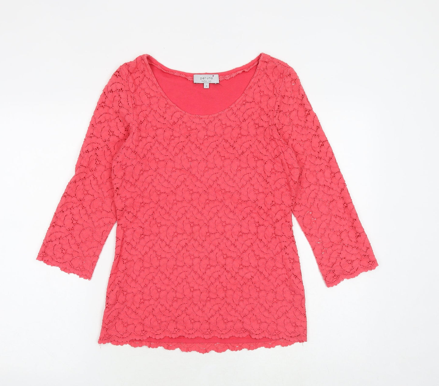 Womens UK Size 8 Marks and Spencer Pink Basic Blouse