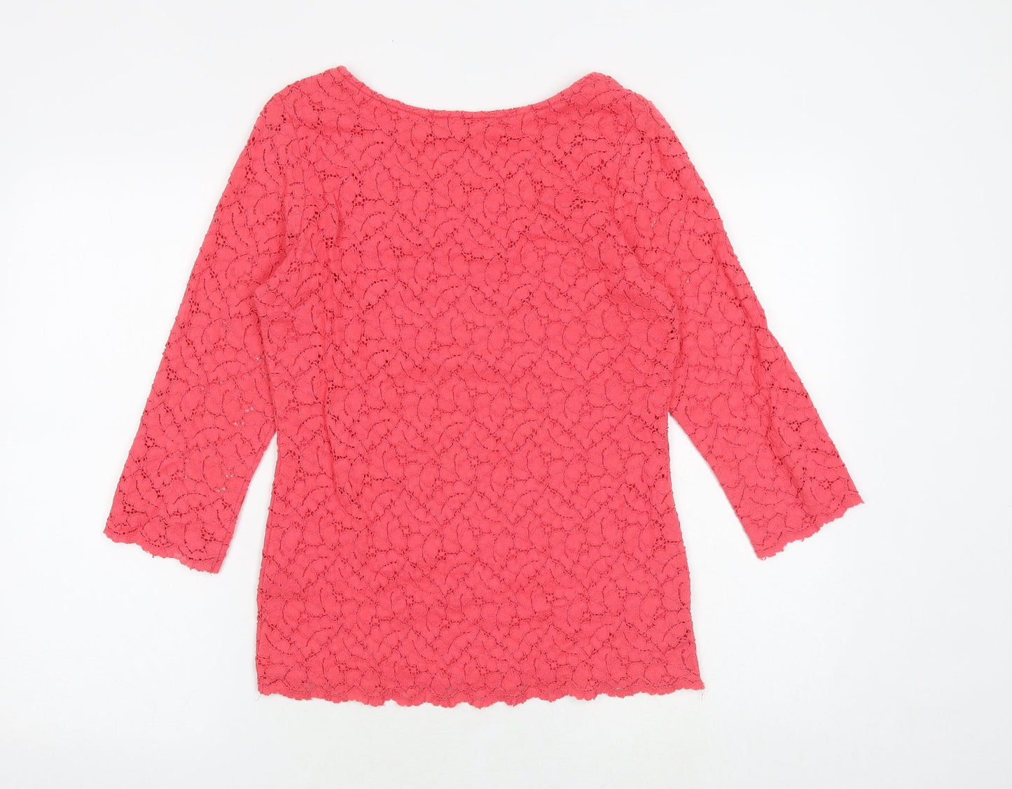 Womens UK Size 8 Marks and Spencer Pink Basic Blouse