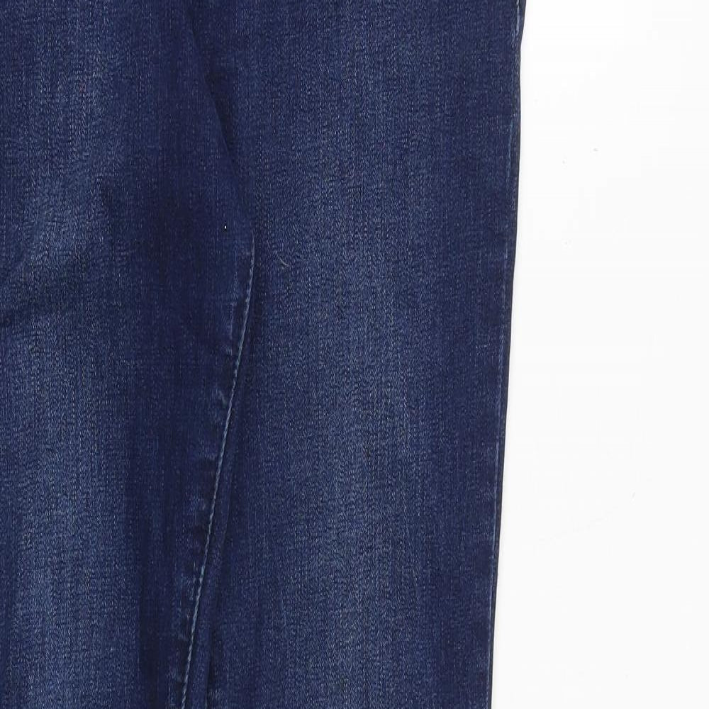 Glamorous Womens Blue Cotton Skinny Jeans Size S Regular Zip
