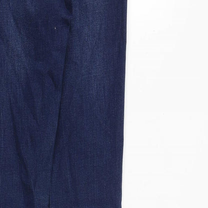 Glamorous Womens Blue Cotton Skinny Jeans Size S Regular Zip