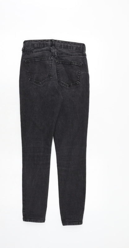 Gap Womens Grey Cotton Skinny Jeans Size 25 in Regular Zip