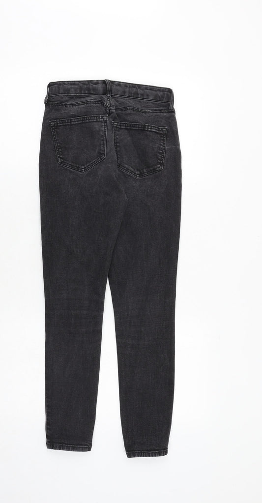 Gap Womens Grey Cotton Skinny Jeans Size 25 in Regular Zip