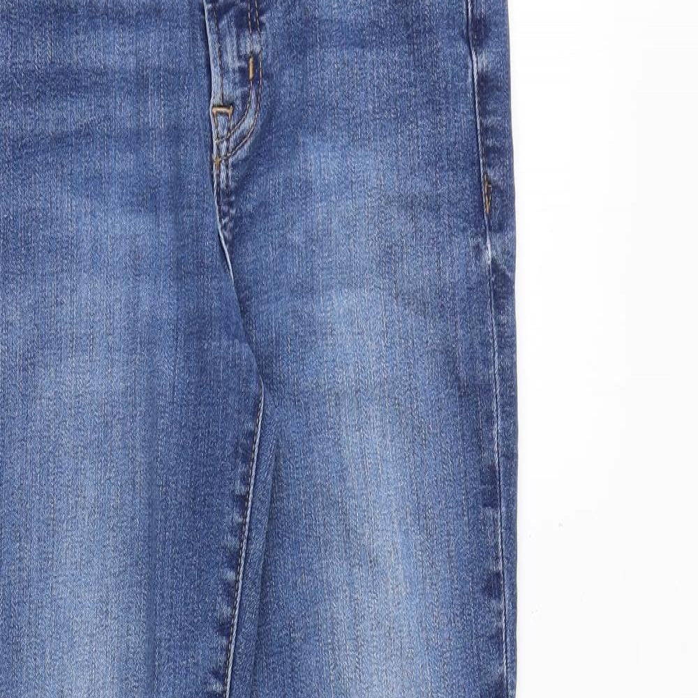 Gap Womens Blue Cotton Skinny Jeans Size 27 in Regular Zip