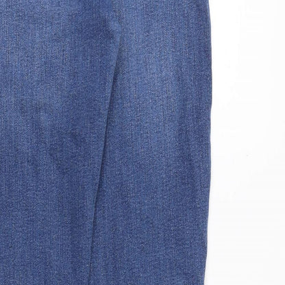 Gap Womens Blue Cotton Skinny Jeans Size 27 in Regular Zip