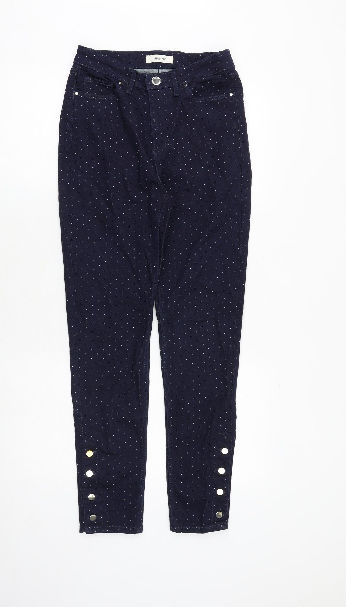 Womens UK Size 8 Marks and Spencer Regular Fit Skinny Blue Jeans
