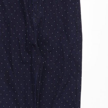 Womens UK Size 8 Marks and Spencer Regular Fit Skinny Blue Jeans