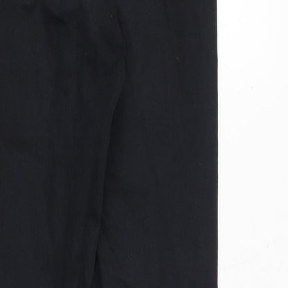 Topshop Womens Black Cotton Skinny Jeans Size 26 in Regular Zip