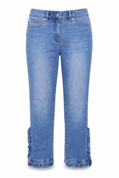 Madeleine Womens Blue Polyester Skinny Jeans Size 26 in Regular Zip
