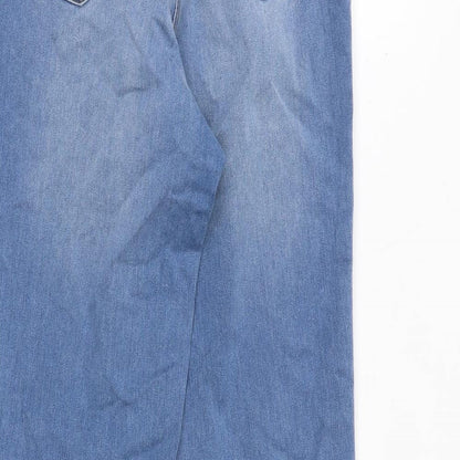 Madeleine Womens Blue Polyester Skinny Jeans Size 26 in Regular Zip