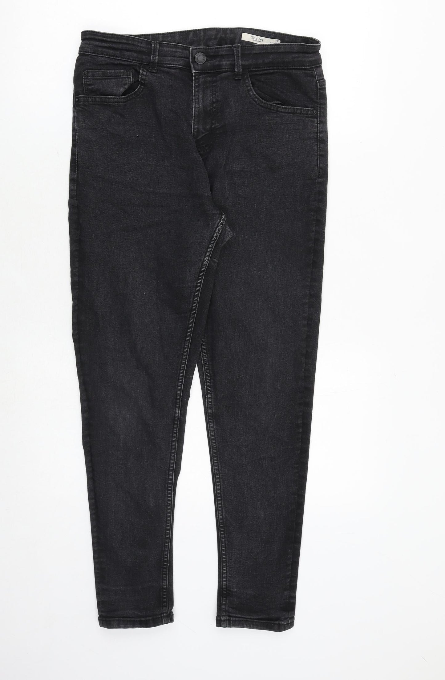 Womens UK Size 12 Marks and Spencer Regular Fit Skinny Black Jeans