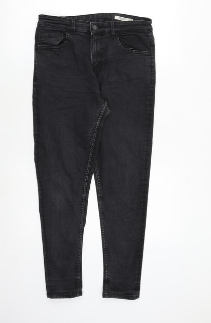 Womens UK Size 12 Marks and Spencer Regular Fit Skinny Black Jeans